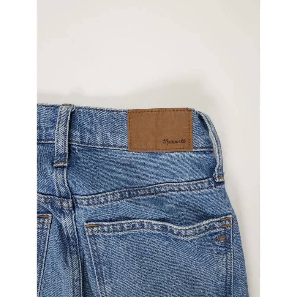 Madewell Perfect Vintage Straight Jeans High Rise Light Wash Size 25 NWOT